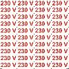 230V (40 etichete pe coala PVC)