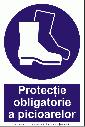Protectie obligatorie a picioarelor (semnalizare minima obligatorie)