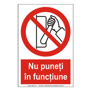 Nu puneți în funcțiune 2:3