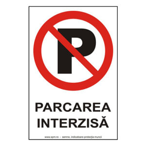 Parcarea interzisă