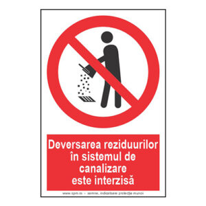 Deversarea reziduurilor interzisă