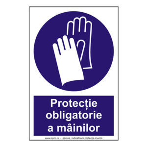 Protectie obligatorie a mainilor (semnalizare minima obligatorie) 2:3