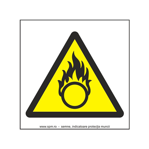 Materiale combustibile (semnalizare minima obligatorie) 1:1