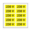 230V (10 etichete pe coala PVC)