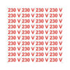 230V (40 etichete pe coala PVC)