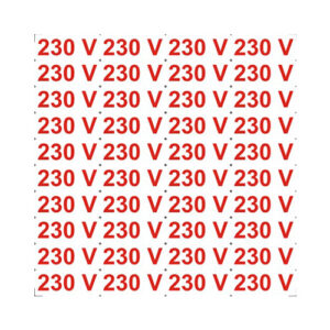 230V (40 etichete pe coala PVC)