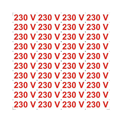 230V (40 etichete pe coala PVC)