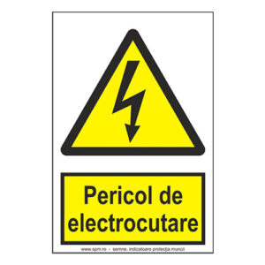 Pericol de electrocutare