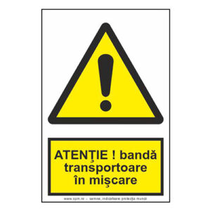Bandă transportoare în mișcare