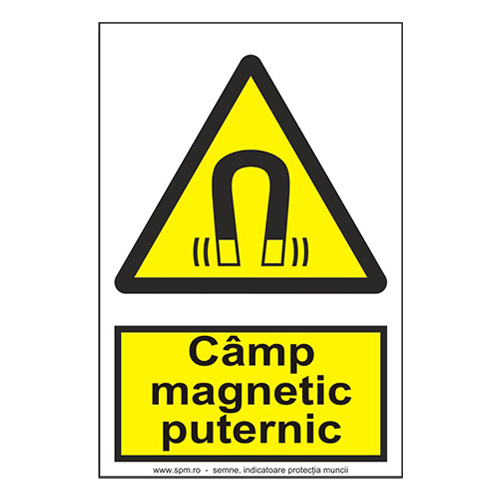 Camp magnetic puternic (semnalizare minima obligatorie) 2:3