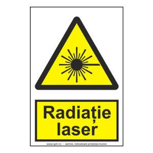Radiație laser (semnalizare minima obligatorie) 2:3