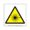 Radiație laser (semnalizare minima obligatorie) 1:1