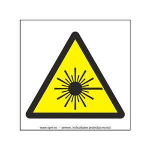 Radiație laser (semnalizare minima obligatorie) 1:1