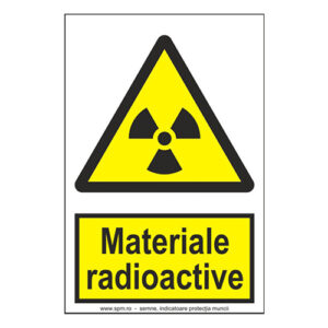 Materiale radioactive (semnalizare minima obligatorie) 2:3