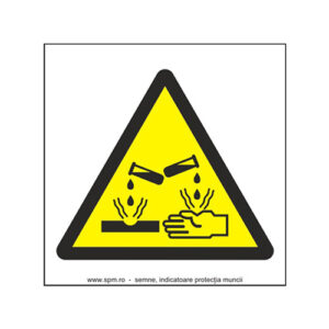 Materiale corozive (semnalizare minima obligatorie) 1:1