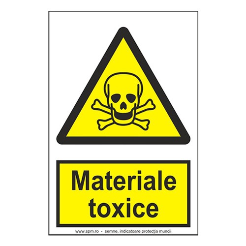 Materiale toxice (semnalizare minima obligatorie) 2:3