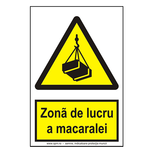 Zona de lucru a macaralei