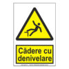 Cădere cu denivelare (semnalizare minima obligatorie) 2:3