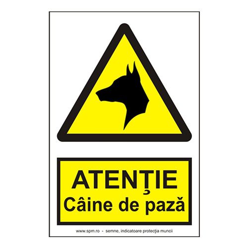 ATENȚIE Câine de pază