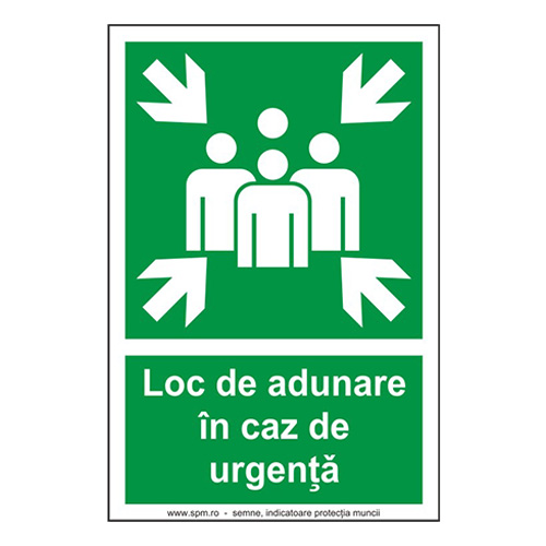 Loc de adunare in caz de urgenta