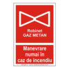 Robinet Gaz Metan, Manevrare numai in caz de incendiu