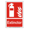 Stingator / Extinctor (semnalizare minima obligatorie) 2:3