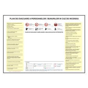 Plan de evacuare