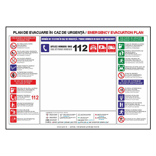 Plan de evacuare in caz de urgenta